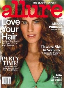 Allure Magazine cover December 2014 Issue