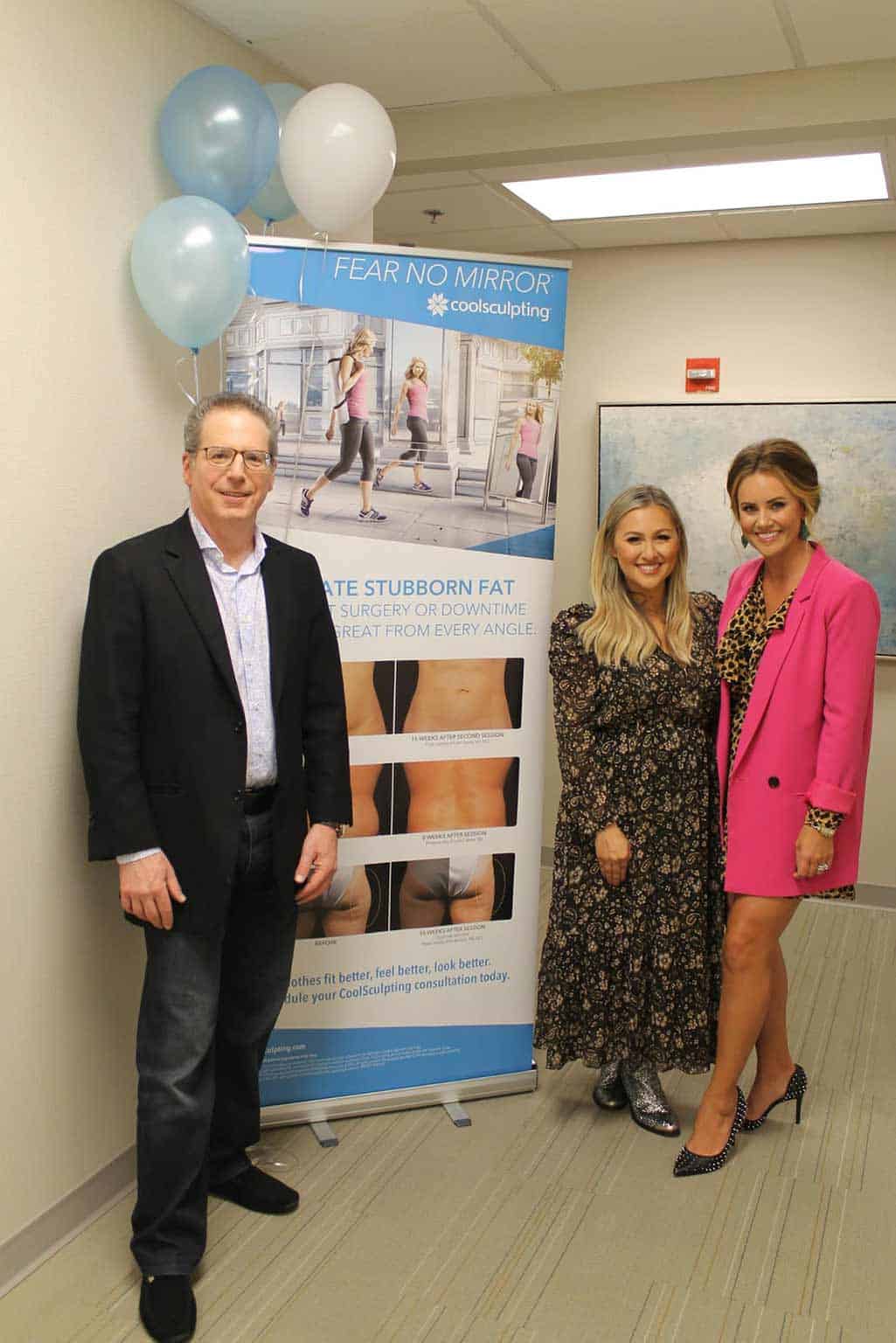 Dr. Brian Biesman and his CoolSculpting patients in Nashville